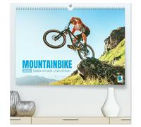 Mountainbike: Über Stock und Stein (hochwertiger Premium Wandkalender 2026 DIN A2 quer), Kunstdruck in Hochglanz: Mountainbiken: Naturerlebnis pur auf zwei Rädern
