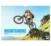 Mountainbike: Über Stock und Stein (Wandkalender 2026 DIN A3 quer), CALVENDO Monatskalender: Mountainbiken: Naturerlebnis pur auf zwei Rädern