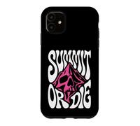 Mountaineering Summit Or Die Peak Bagger Skull Climbing Coque pour iPhone 11