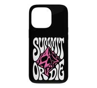 Mountaineering Summit Or Die Peak Bagger Skull Climbing Coque pour iPhone 13 Pro