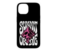 Mountaineering Summit Or Die Peak Bagger Skull Climbing Coque pour iPhone 14