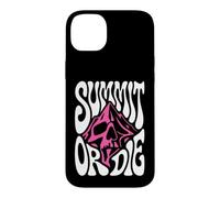 Mountaineering Summit Or Die Peak Bagger Skull Climbing Coque pour iPhone 14 Plus
