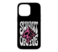Mountaineering Summit Or Die Peak Bagger Skull Climbing Coque pour iPhone 14 Pro Max