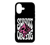 Mountaineering Summit Or Die Peak Bagger Skull Climbing Coque pour iPhone 17