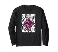 Mountaineering Summit Or Die Peak Bagger Skull Climbing Manche Longue