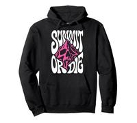 Mountaineering Summit Or Die Peak Bagger Skull Climbing Sweat à Capuche