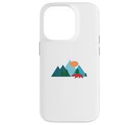 Mountains and Nature Scene Vacation Coque pour iPhone 14 Pro