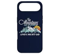 Mountains are Calling & I Must Go Retro Vintage Coque pour iPhone Air