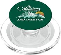 Mountains are Calling & I Must Go Retro Vintage PopSockets PopGrip pour MagSafe