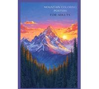 Mountains Coloring Posters for Adults