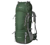 MOUNTAINTOP 80L Sac à Dos de Randonnée pour Homme Femme avec Housse de Pluie - Voyage, Camping, Trekking, Sports de Plein Air
