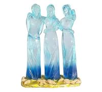 Mounteps Sculpture Sisters By My Side, célèbre l'amitié sœurs, cadeau d'anniversaire pour femme, figurine en résine peinte à la main (3 sœurs : 9,5 x 4 x 13,5 cm)