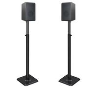 Mounting dream Supports de Haut-parleurs reglables en Hauteur pour Satellites jusqu'a 5KG, Une Paire de Supports de Sol