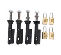 Mounting Pins, 4 Pcs Traction Boards Mounting System, Lockable Theftproof Safety Mount Pins Set