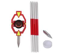 Mountlaser Mini prisme avec 4 pôles, mini prisme d'enquête pour le décalage total de la constante 0mm du prisme d'arpentage de station