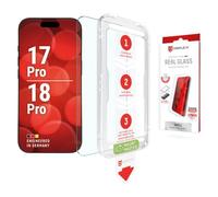 MountMaster Verre de protection transparent pour iPhone 18 Pro/17 Pro (10H) | DISPLEX Verre véritable, protection d'écran en verre incassable, anti-rayures, anti-choc, compatible avec les coques