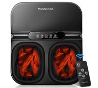 Mountrax Massage Pieds avec Chaleur, Massage Pieds Shiatsu avec Pétrissage Profond, Masseur Pieds pour la Fasciite Plantaire et le Soulagement de la Douleur, Jusqu'à la Taille 46