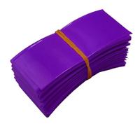 MOUNTTU Lot de 100 Gaines thermorétractables en PVC pour Batteries 21700, Gaine thermorétractable pour Batteries 18650