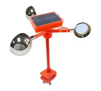MOUNTTU Répulsif Anti-Oiseaux réfléchissant, Dispositif Solaire Rotatif à 360° pour effrayer Les Oiseaux avec Base épaisse, 30 cm, étanche et Anti-Foudre, pour Jardin, Cour, Ferme, toits, extérieur