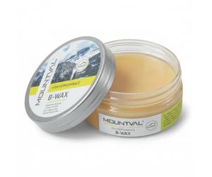 Mountval Cirage Cuir à la Cire d'Abeille pour Chaussures B-Wax, 100 ml | Imperméabilise, nourrit et fait briller, incolore tous coloris, compatible GORE-TEX, bottes randonnée & travail