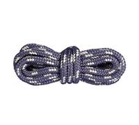 Mountval Lacets de Qualité pour Chaussures de Marche et de Sport, Ultra Solides, Fabriqués en Europe, 1 Paire (150 cm - 60 inch - Paires 7 à 8 œillets / 8410 - Gris Foncé avec Beige)