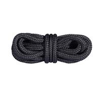 Mountval Lacets de Qualité pour Chaussures de Marche et de Sport, Ultra Solides, Fabriqués en Europe, 1 Paire (90 cm - 36 inch - Paires 5 à 6 œillets / 91 - Noir)