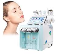 MOUNW Pulvérisateur à Micro-Bulles Hydro Oxygen Jet 6 en 1, Machine de beauté du Visage à oxygène et hydrogène, Nettoyage des Points Noirs des Pores, pour la Maison, Le Spa, Le Salon de beauté