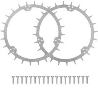 Moupaa Crampons antidérapants TLWH-02 pour tondeuse robot Husqvarna Automower 315/310/305 avec 18 vis