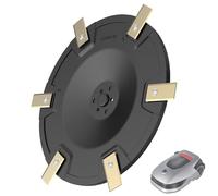 Moupaa Disque de coupe pour tondeuse à gazon Dreame A1 - 1 disque de coupe pour tondeuse à gazon robot Dreame - 6 lames de rechange