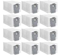 Moupaa Lot de 12 sacs à poussière de rechange pour aspirateur robot Roborock Saros Z70, grande capacité
