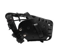 Moupe de Chien réglable, Panier de Faux Cuir Confortable museau pour Anti-aboyage, Anti-Mastication et empêchant de Manger des Choses, pour Les Petits à Moyens Chiens