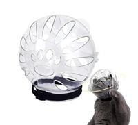 Moupe des chats pour le toilettage - accessoires pour animaux de compagnie avec une bouche de bulle de chat adhésive magique pour l'hôpital | Département des chats respirants avec une couverture trans