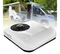 moupeaktain 12V/24V DC RV Climatiseur, RV Climatiseur De Toit, Refroidissement Uniquement, Climatiseur Silencieux,pour Camping-Cars,Bus,Excavatrices,Camping-Cars,Véhicules Agricoles,White-24V