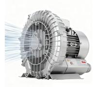 moupeaktain Souffleur Régénératif, 120W-1500W Pompe à Air Turbine Soufflante, Pompe à Vide Industrielle Haute Pression pour Soufflage Ou Aspiration d'air, pour Ateliers, Piscines Et Fermes 120W