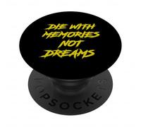 Mourez avec des Souvenirs, Pas des rêves en Police Classique PopSockets PopGrip Adhésif