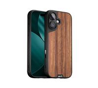 Mous Coque Magnétique pour iPhone 17 - avec Objectif de Caméra Protection, Compatible avec Qi2 MagSafe - Limitless - Noyer - Antichoc et Anti Rayures, Brun foncé
