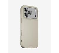Mous Coque Magnétique pour iPhone 17 Pro Max - avec Objectif de Caméra Protection, Compatible avec Qi2 MagSafe - Limitless - et Anti Rayures, Pierre Grise