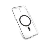 Mous - Coque Transparente pour iPhone 12/12 Pro - Motif Noir - Infinity - Protection iPhone 12/12 Pro Compatible avec MagSafe - Case Design Clair et Fin Anti-Rayures - Antichoc