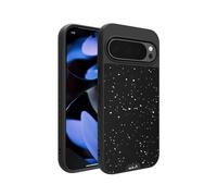 Mous pour Google Pixel 9 Pro XL Coque Compatible avec MagSafe - Limitless Tissu Noir Moucheté