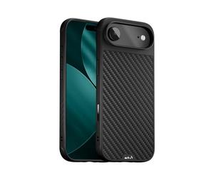 Mous pour iPhone Air Limitless Fibre d'Aramide Coque, Compatible avec MagSafe, Protection Complète de l'Appareil Photo, Antichoc, Noir