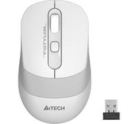 MOUSE A4tech, gaming, wireless, 2.4GHz, optic, 2000 dpi, butoane/scroll 4/1, buton selectare viteza, alb/ gri, "FG10 White" (ti