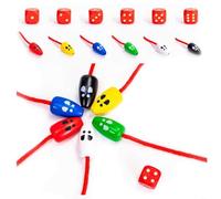 Mouse Catching Game - Wooden Cat and Mouse Toy | Rubber Wood Reaction Speed Game, Color Recognition Intellectual Board Games for Kindergarten Preschool and Fine Motor Skills