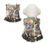 Mouse in Love Robe à volants sans manches respirante pour petit chien et chat Taille S