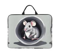 Mouse in The Hole Housse pour ordinateur portable 16,5 x 12,2" Compatible avec ordinateurs portables de 14" pour un rangement facile