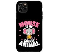 Mouse is My Spirit Animal Cute Graphic for Mouse Lover Kids Coque pour iPhone 11 Pro Max