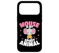 Mouse is My Spirit Animal Cute Graphic for Mouse Lover Kids Coque pour iPhone 17 Pro Max