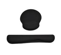 Mouse Keyboard Wrist Support Pad Protection Rest For PC Gamer Office Laptop Mat Memory Nonslip Cotton Repose-poignet bureau(Wrist Mouse Pad set)