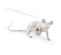 Mouse Lamp table lampe blanc avec USB Seletti - 8008215152226