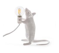 Seletti Mouse Step Lampe à Poser sur Pied Blanc