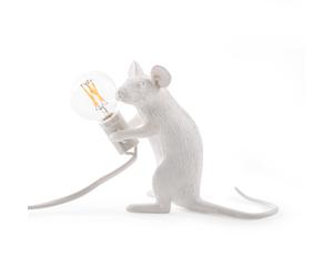 Mouse Lamp table lampe séance blanc avec USB Seletti - 8008215152219